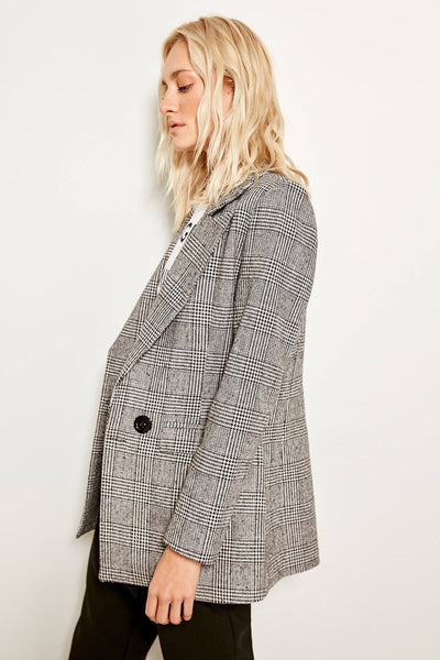 Gray Plaid Coat