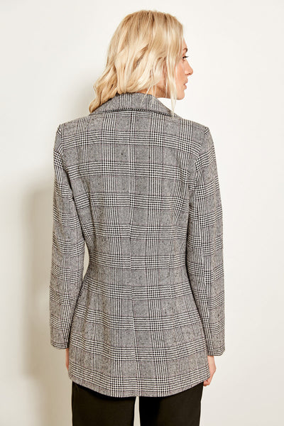 Gray Plaid Coat