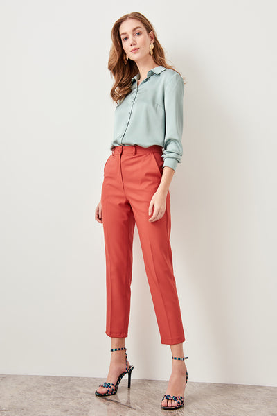 Pomegranate Flower Basic Pants