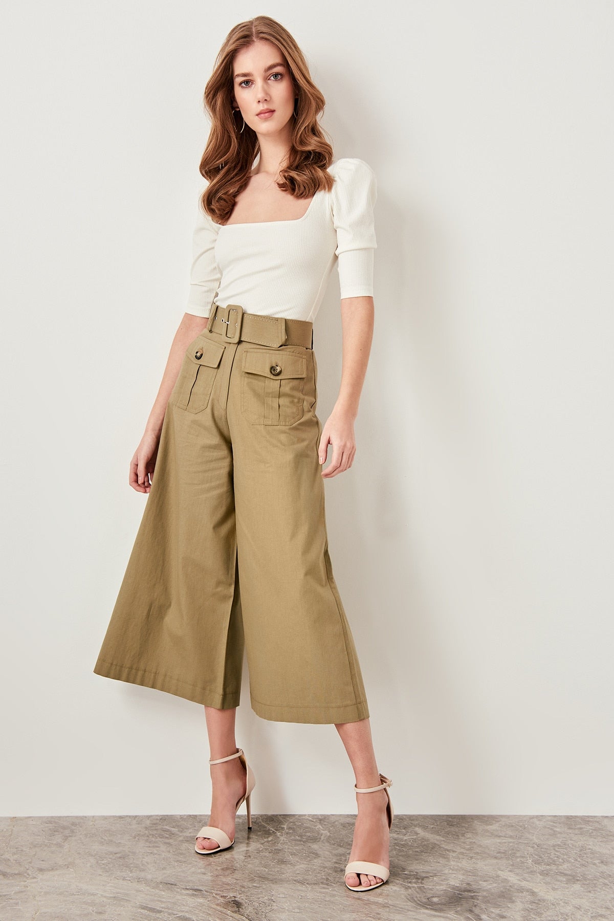 Arched Khaki Pants