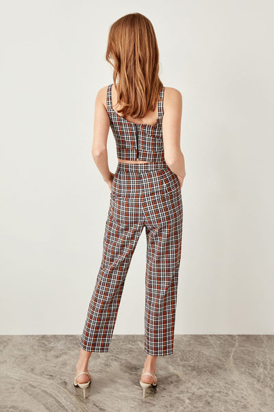 Multi-Color Plaid Pants