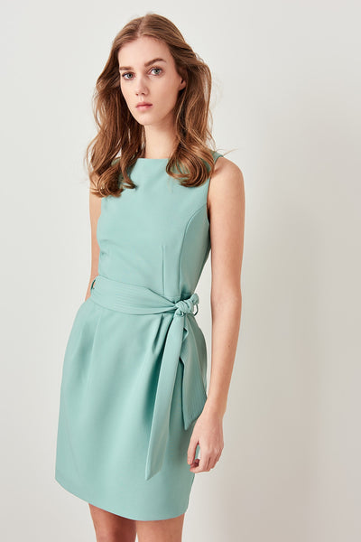 Mint Belted Dress