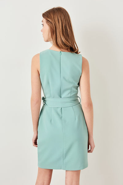 Mint Belted Dress