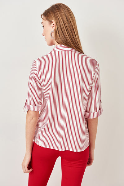 Red Striped Shirt