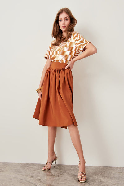 Cinnamon Midi Skirt