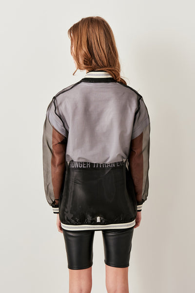 Black Rib Detail Jacket