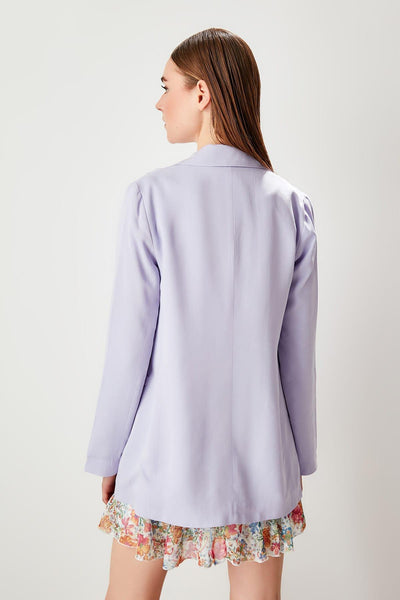 Lilac Button Detail