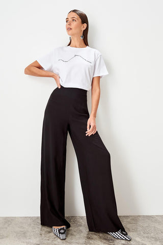 Black Flare Pants