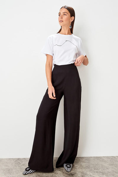 Black Flare Pants