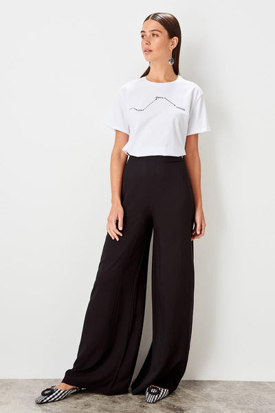 Black Flare Pants