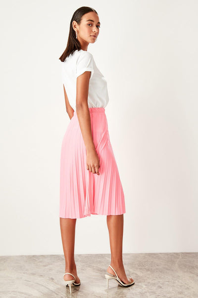 Pink Piliseli Knitted Skirt